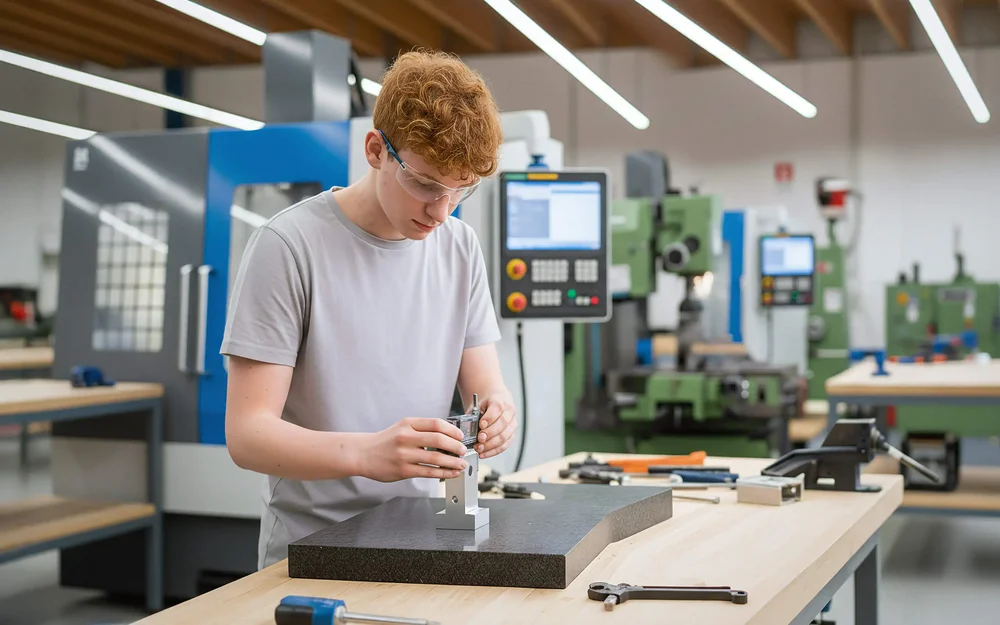 Mechanikpraktiker/in EBA | Lehre in der Tech-Industrie